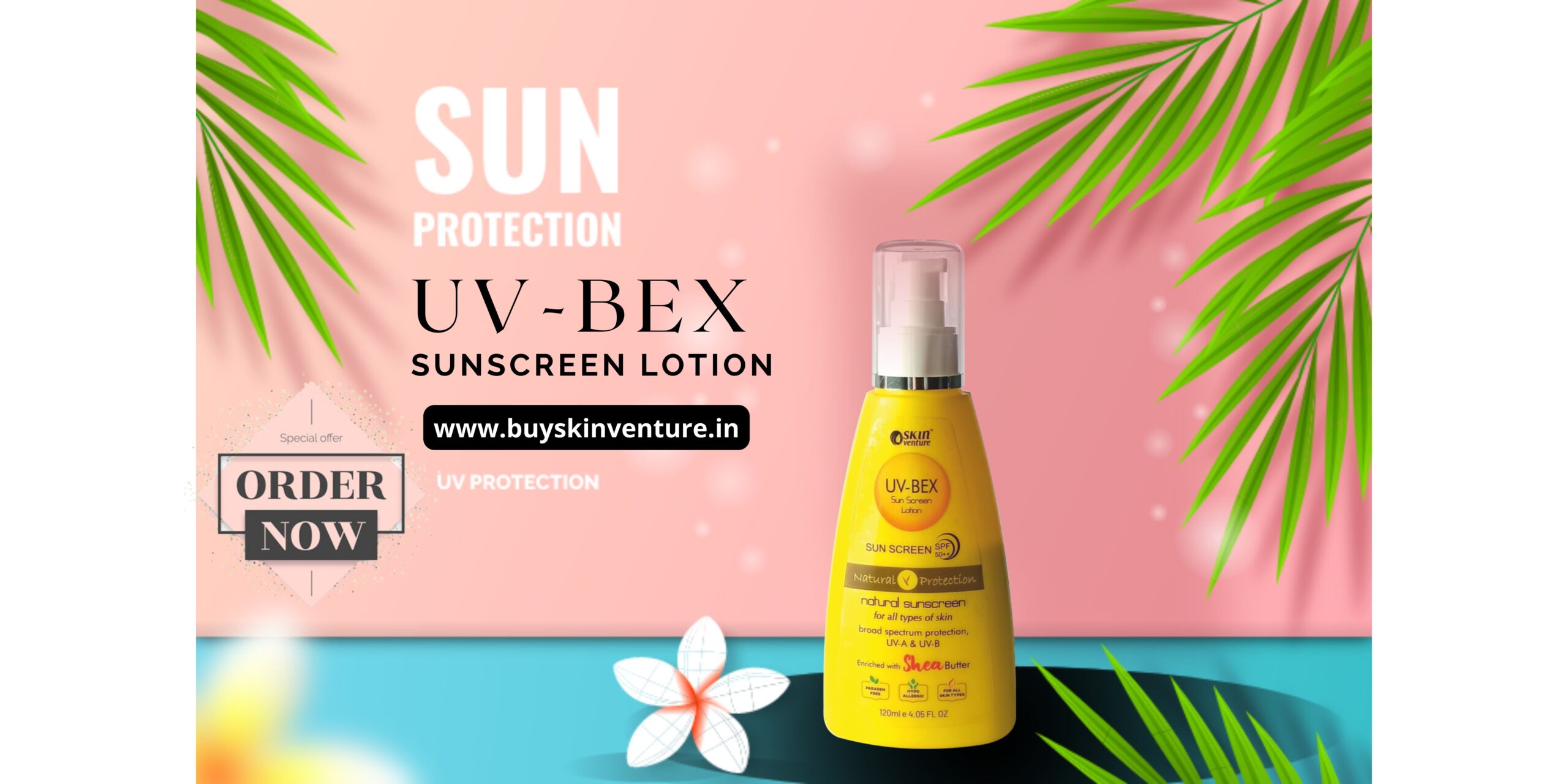 Buy UV BEX Sunscreen Lotion Online in India | BUYskinventure.in